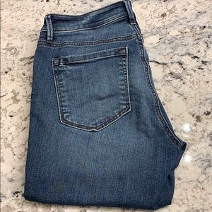 Loft curvy straight jeans size 4